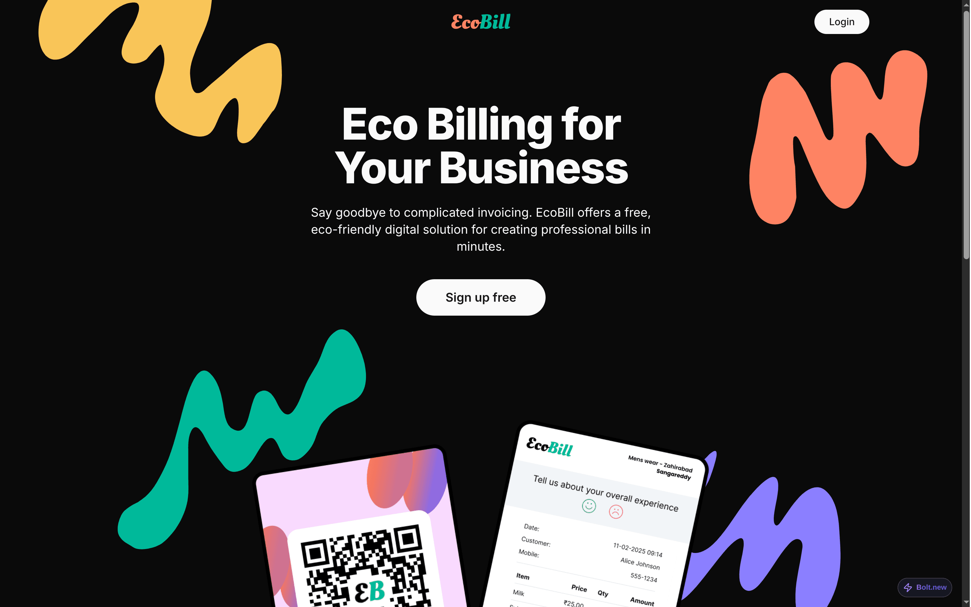Ecobill screenshot